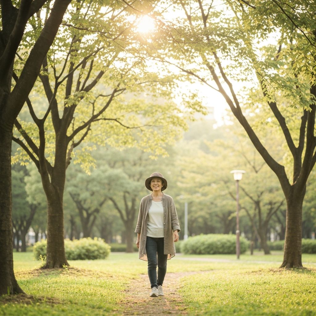 Разходка в парка по време на обяд